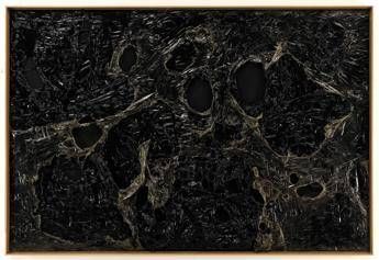All'asta da Sotheby's un monumentale 'Nero Plastica' di Alberto Burri All'asta da Sotheby's un monumentale 'Nero Plastica' di Alberto Burri